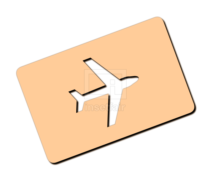 Airplane logo vector flat icon png stock images