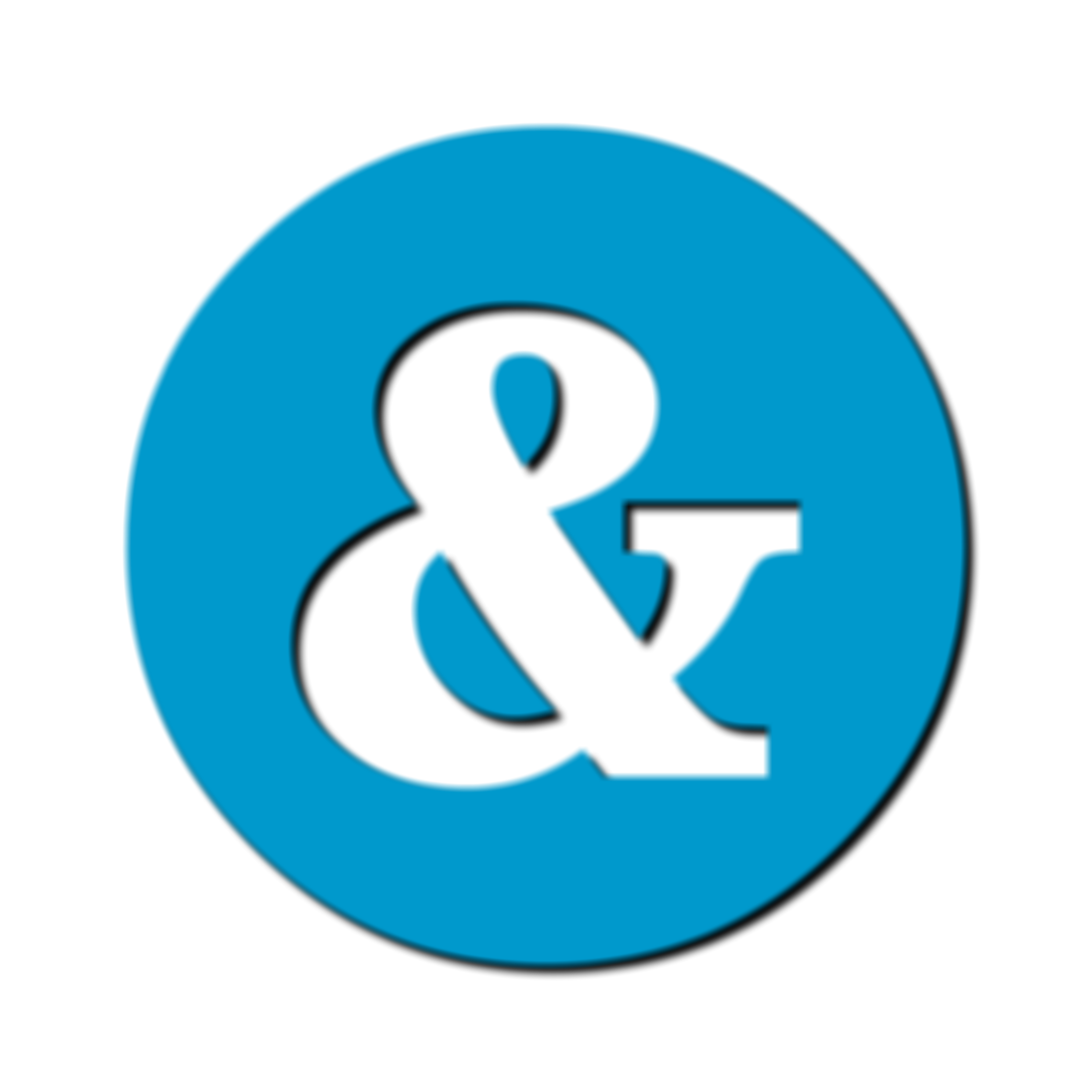 Ampersand symbol logo flat vector icon free download