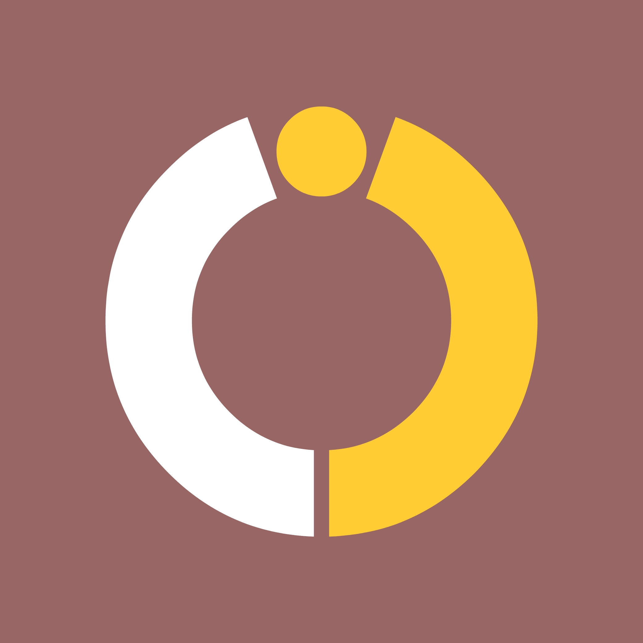 Creative circle or person symbol icon flat png logo