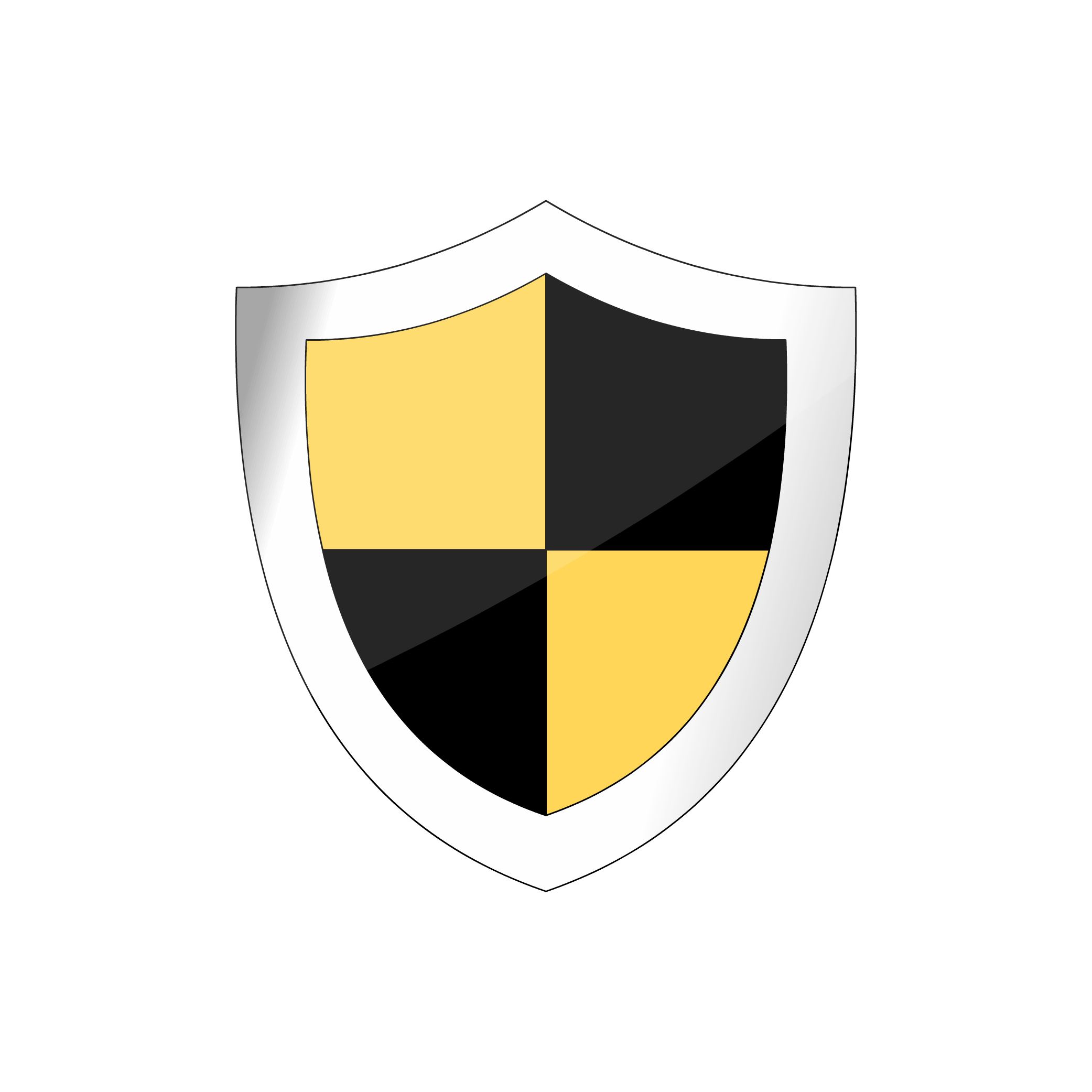 Dual color security symbol and flat vector icon png download