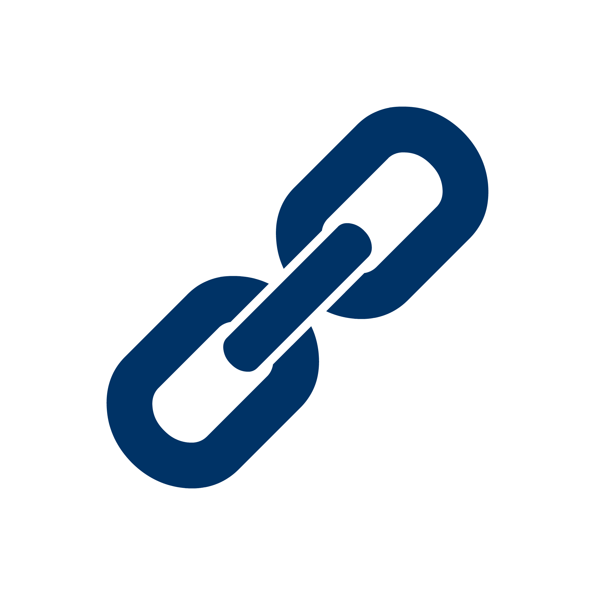 Hyperlink computer network vector flat icon