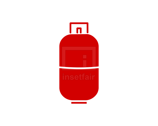 LPG cylinder vector flat gas icon png image