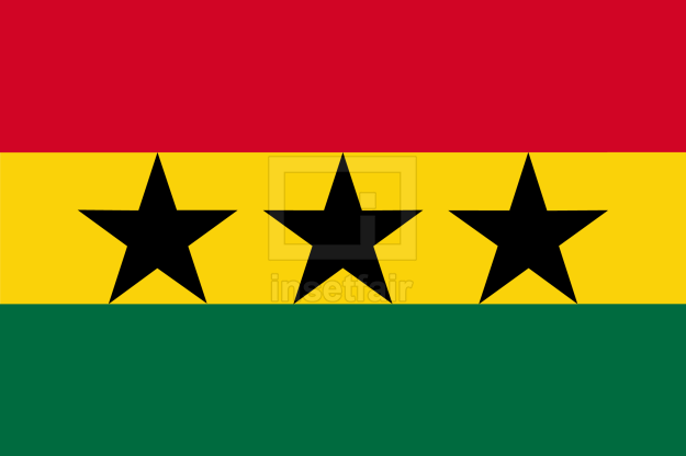 African Flag vector drawing