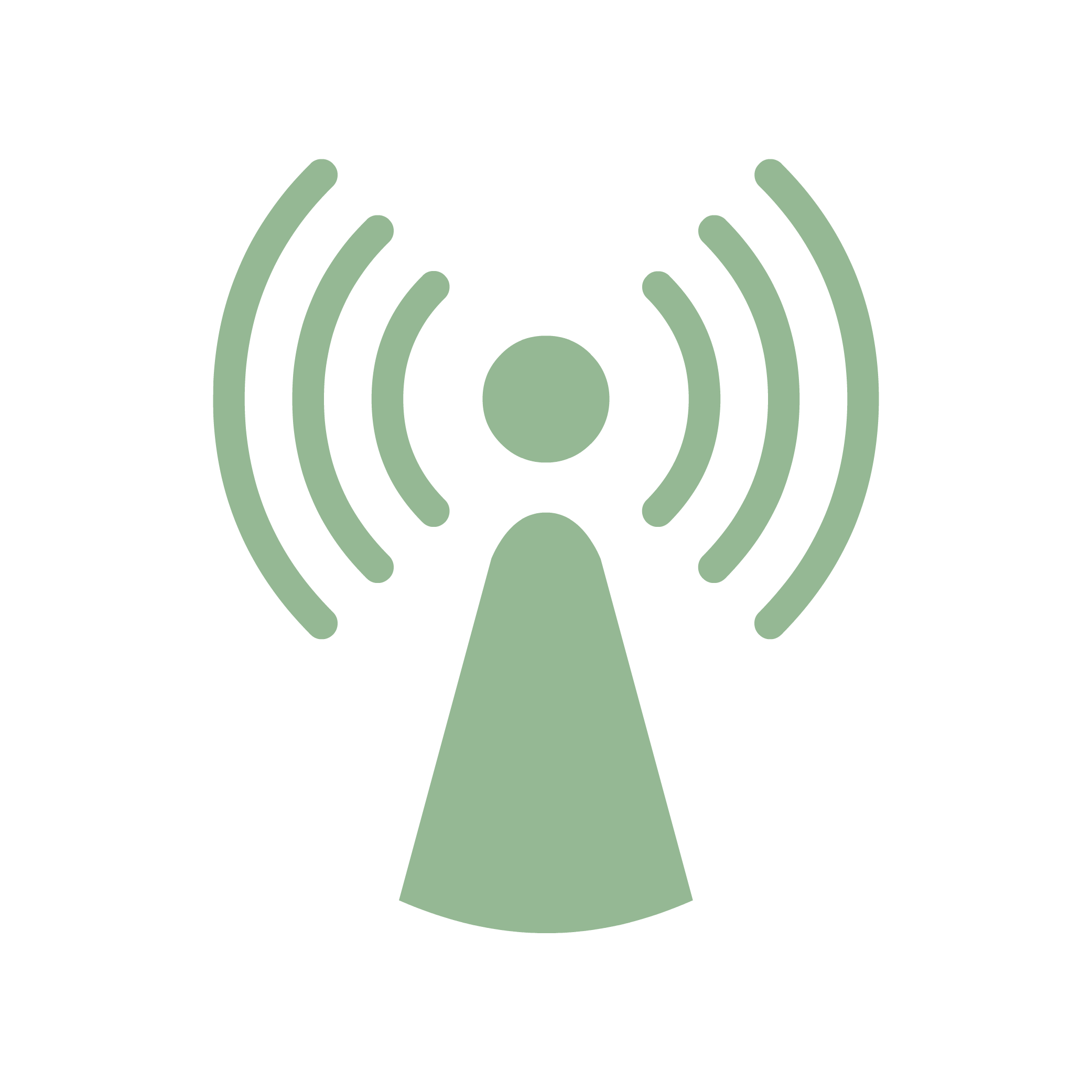 Mobile tower signal icon vector png flat icon