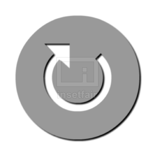 Reload system symbol button as logo