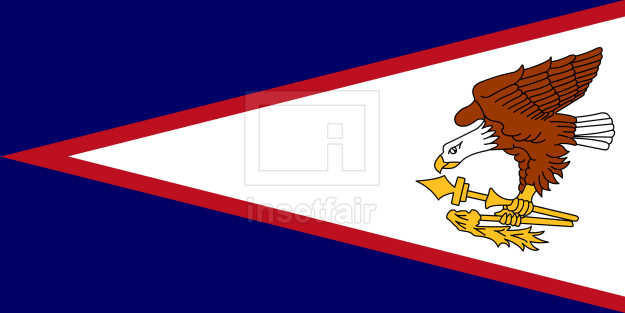 American Samoa Flag vector drawing
