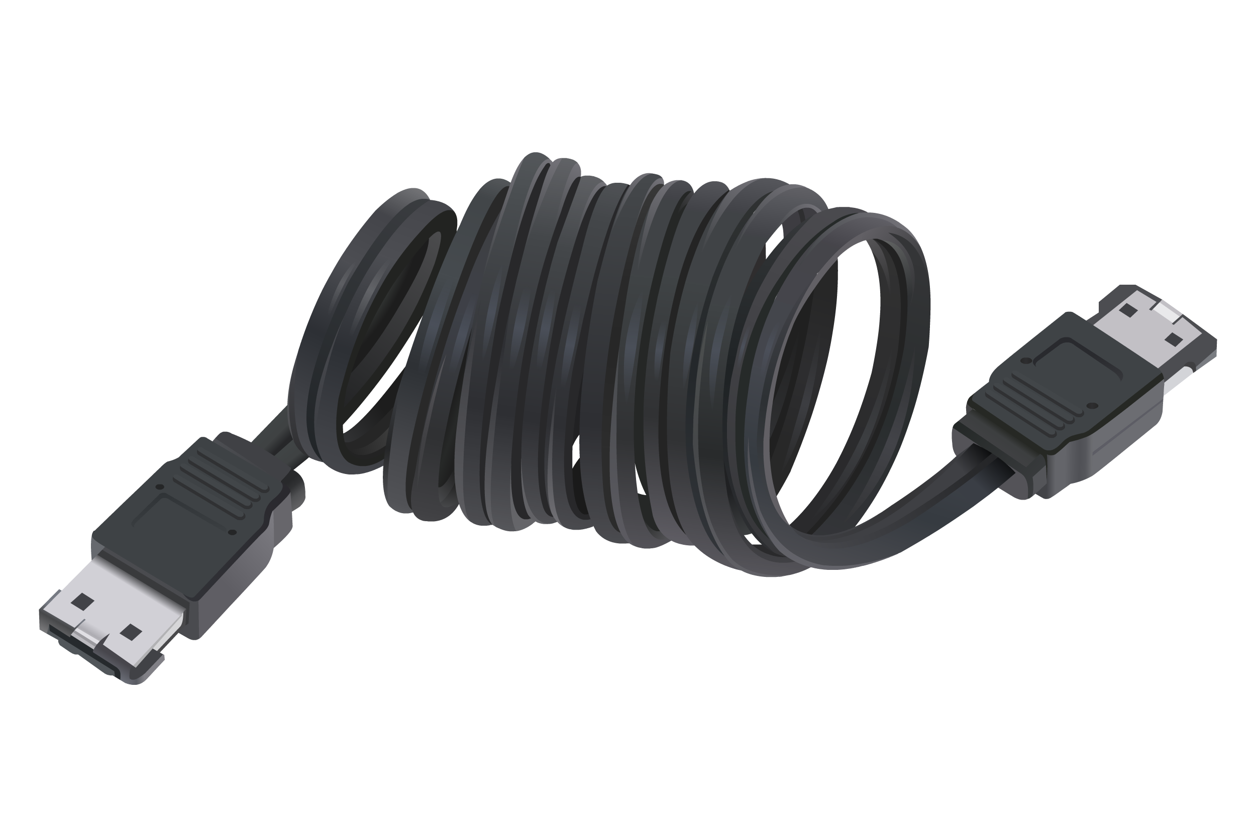 Extendable data transfer cable for computer