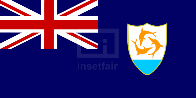 Anguilla Flag vector drawing