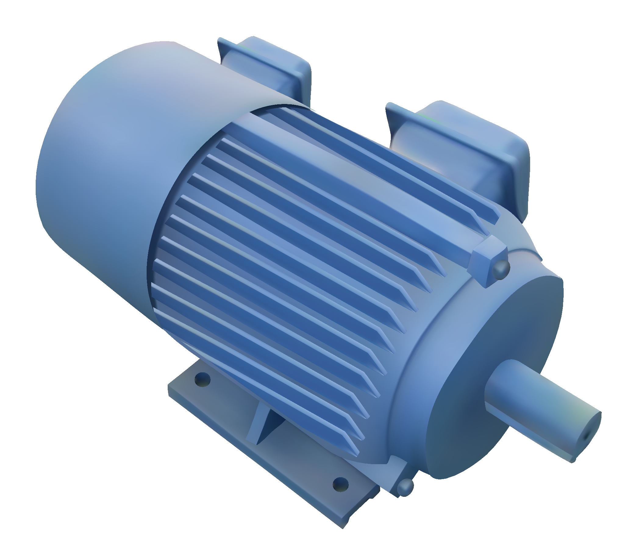 AC induction motor vector illustration image and picture