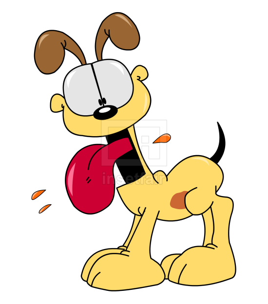 Famous cartoon dog character 2D