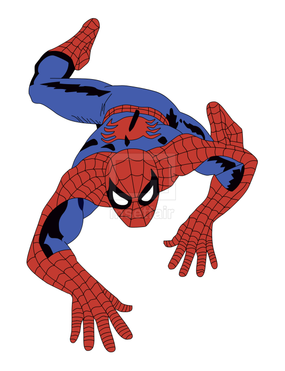 Spider Man a fictional super hero 2D American comic