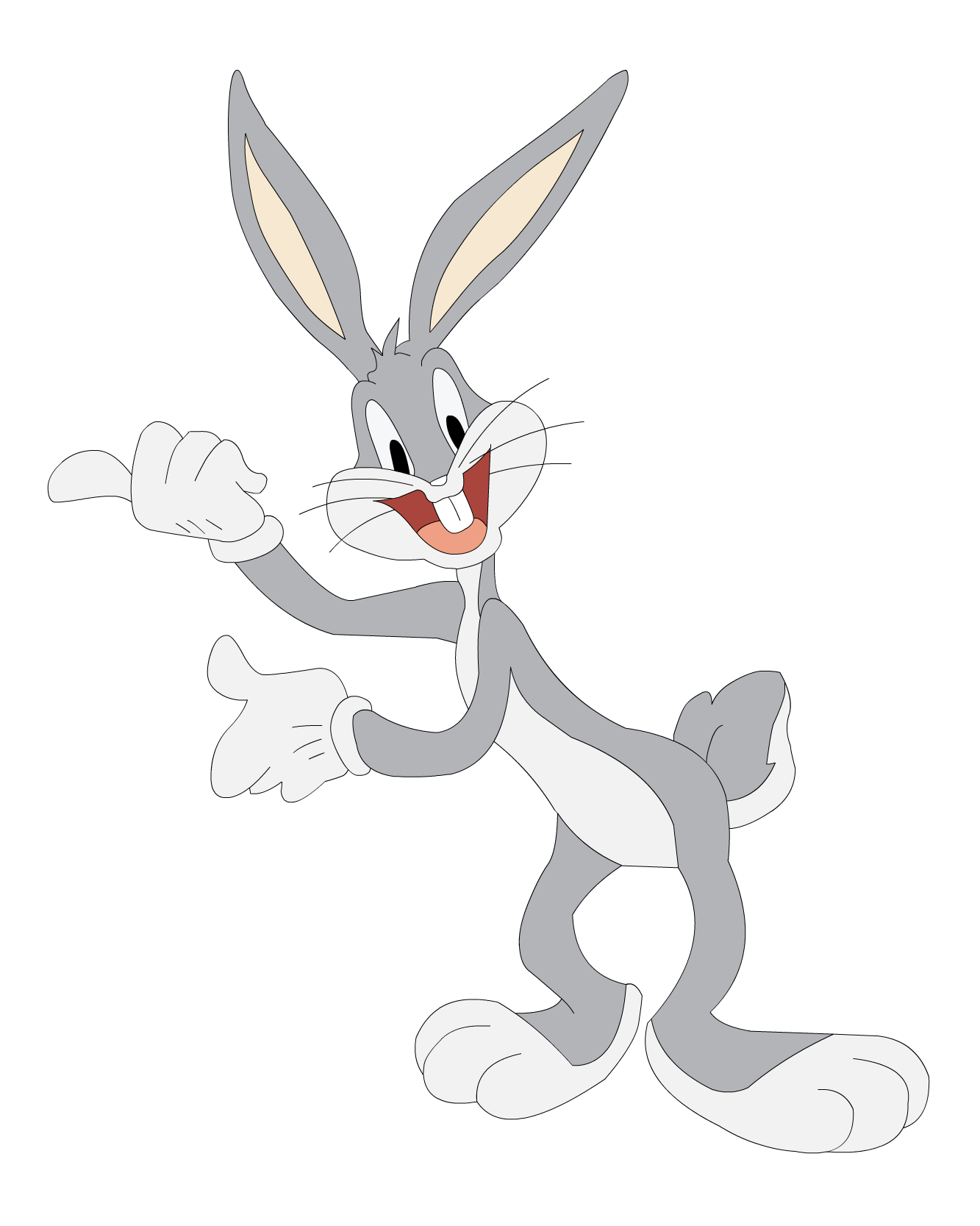 Bugs Bunny created in 1940 by Leon Schlesinger Productions